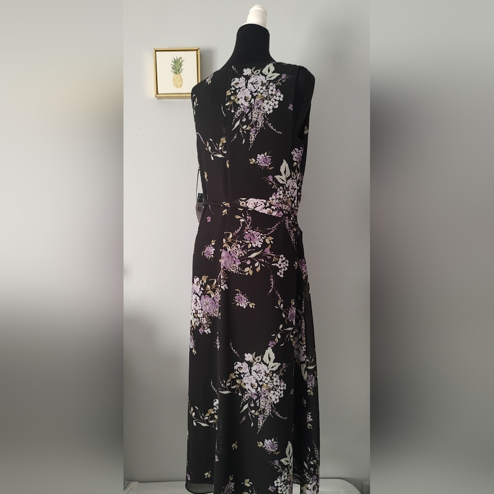 Ralph Lauren Women dress  Size 12 new Tags Sleeveless Style Wrap Zipper Back New - Picture 8 of 13